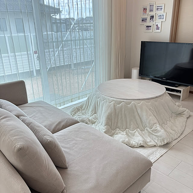 Lounge,コタツDIY,コタツ天板diy,コタツのある暮らし,コタツ,楽天で買ったもの,ナチュラル,一条工務店,一条工務店セゾン,ホワイトカラー ayaの部屋