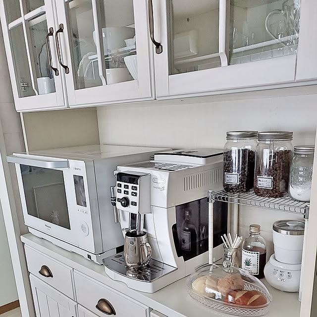 Kitchen,一人暮らし,暮らしを変えたもの,デロンギコーヒーメーカー,マグニフィカ,ビストロレンジ,カフェコーナー soratotetoの部屋
