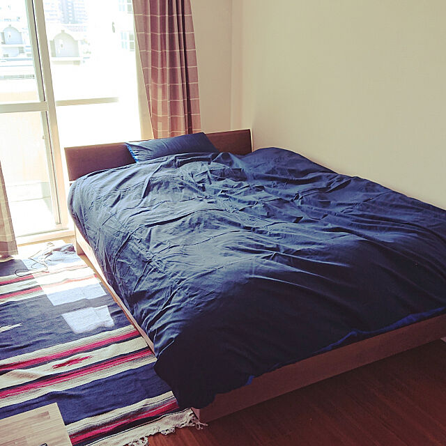 Bedroom,12畳,UR賃貸,SAKODAで購入,ダブルベッド,男前 taiyou0406の部屋