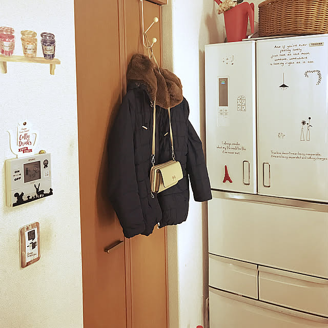 On Walls,IKEA,ナチュラルキッチン,●●の置き場所,10000人の暮らし,バッグ・上着 置き場,しまむら,セリア,ニトリ chiekawa63の部屋