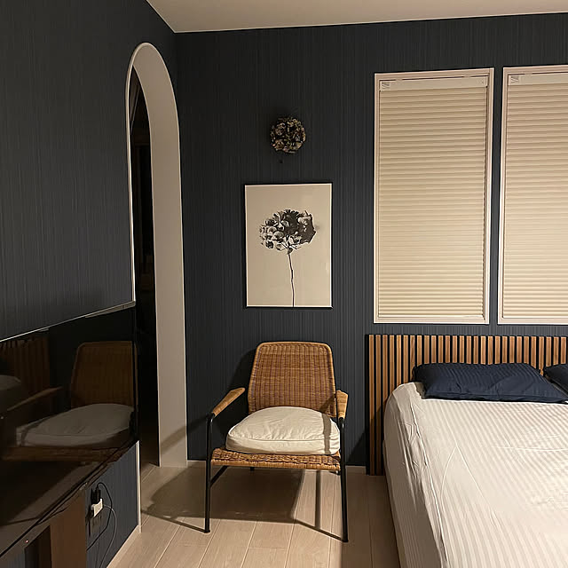 Bedroom,寝室インテリア,リラックス空間,北欧インテリア,北欧ナチュラル,一条工務店,グランセゾン ayutaxの部屋