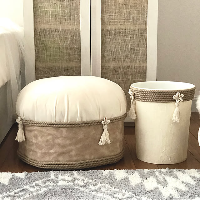 娘部屋リメイク中,BOHOインテリア,カラボ扉DIY,ゴミ箱リメイク,BOHO風スツールDIY,DIY女子,BOHO雑貨DIY,My Shelf,リサイクルDIY,ECO,ダンボールDIY aiaiの部屋