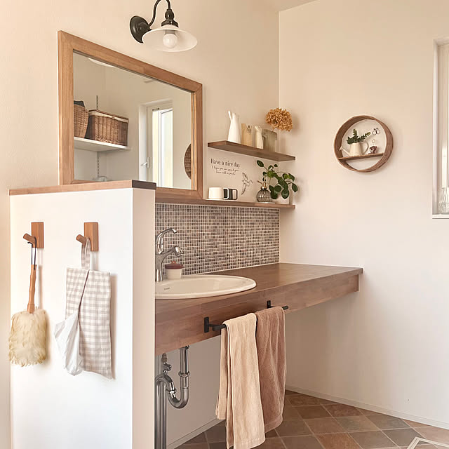 【RoomClipが選んだ厳選3選】「洗面所のインテリア」がテーマの素敵な投稿実例