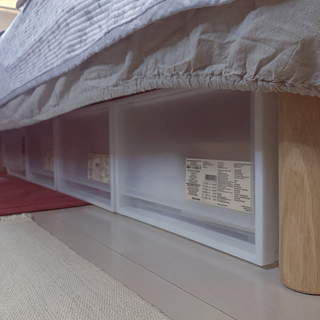 無印良品 収納,無印良品,衣装ケース,シンプル,小さなお家,小さな暮らし,Bedroom okkoの部屋