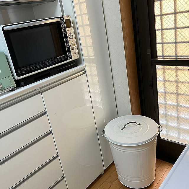 パモウナ 食器棚,ゴミ箱,無言いいね＆フォローお許しください♡,みてくださる皆様に感謝です❤️,IKEA,Kitchen tayuの部屋