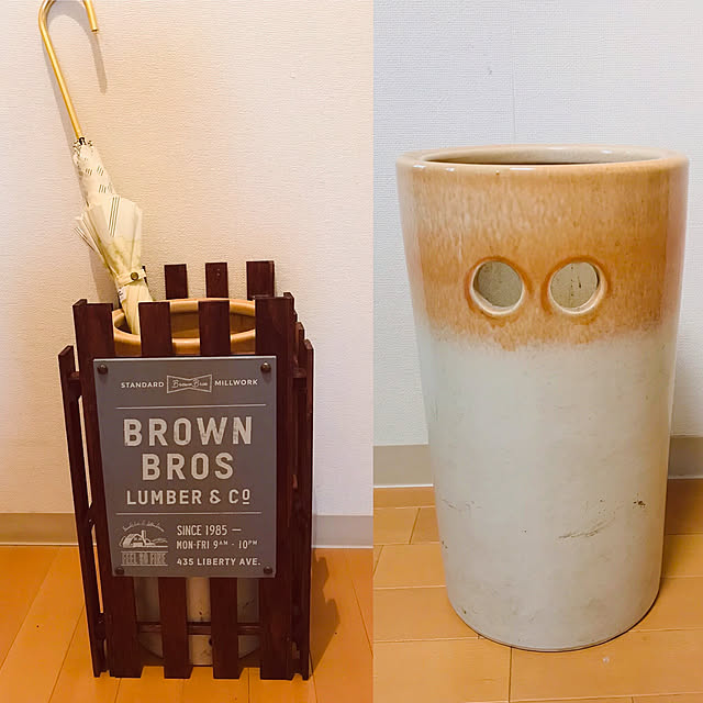 傘立て,ダイソー,セリア,リメイク,100均,DIY,Entrance j-.-babarの部屋