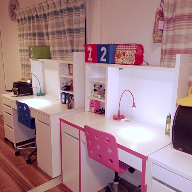 Overview,IKEA,学習机,子供部屋 akiの部屋