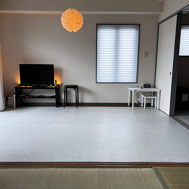 Lounge,引越しました,フロアタイル,イケア,IKEA mii0404の部屋