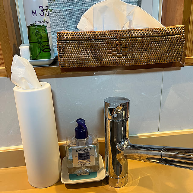 Kitchen,セリアティッシュ詰替ボトル,セリア購入品,流し台まわり ha-francaiseの部屋