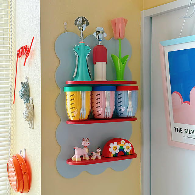 Kitchen,KEEPERPOT,LIVING CREATOR,キッチン道具,雑貨,カラフル,レトロ,ミッドセンチュリー,賃貸,スペースエイジ,ポップ,レトロポップ,昭和レトロ,海外インテリア,賃貸インテリア,カラフルインテリア,韓国インテリア maiyokoyamaの部屋