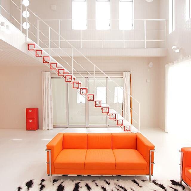 Lounge,階段,ソファ paceman77の部屋