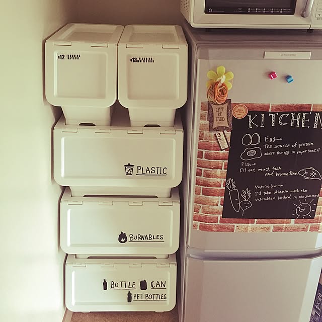 Kitchen,キャリコ,キャリコはごみ箱,シンデレラフィット,RCの出会いに感謝♡ doの部屋