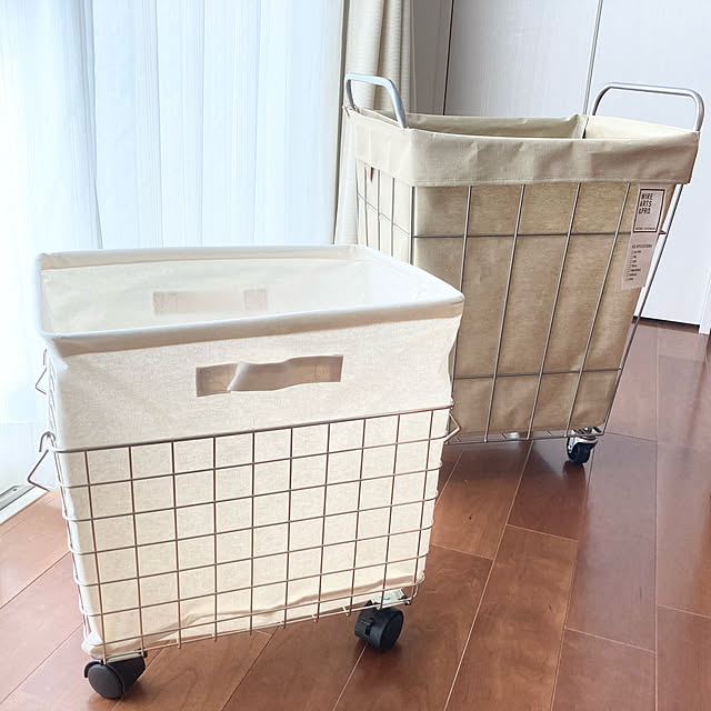 10分でできる,ダイソーDIY,オシャレ雑貨,ワイヤーバスケット,キャスター付きバスケット,DIYアイデア,真似っこ作品,ランドリーバスケット,コスパ◎,スタッキングバスケット,ダイソー,収納BOX,キャスター付き収納,収納,100均DIY,スッキリ化計画,暮らしを整える.｡.:* ❁,100均,ストレージボックス,ランドリーワゴン,THREEPPY,DIY,On Walls yocchanの部屋