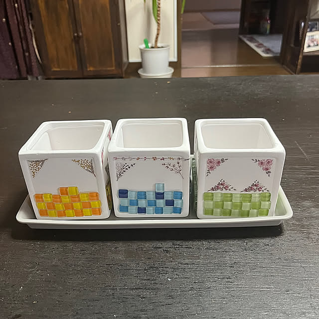 セリアの雑貨,タイル貼り,多肉植物寄せ植え,植木鉢リメイク,カエルの置物,ガーデニング初心者,RCの出会いに感謝♡,多肉植物初心者,ダイソーの植木鉢,優しいコメントありがとう♡,いいねと、フォローの押し逃げすみません！,出会いに感謝♡*゜,皆さんとの繋がりに感謝♪,３枚投稿,ガーデン雑貨,Lounge ritsukoの部屋