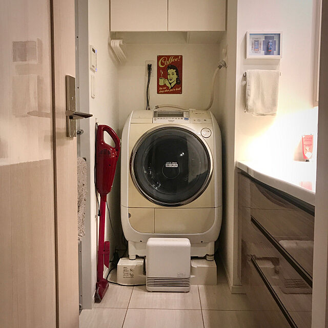無印ファンヒーター,マキタ充電式クリーナー,洗濯機,モニター応募投稿,Bathroom Yoheiの部屋
