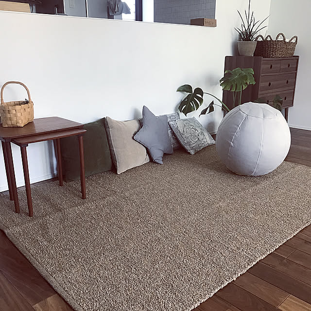 IKEA,無印良品,カインズホーム,ラグ,北欧ヴィンテージ家具,観葉植物,Lounge dazumoの部屋