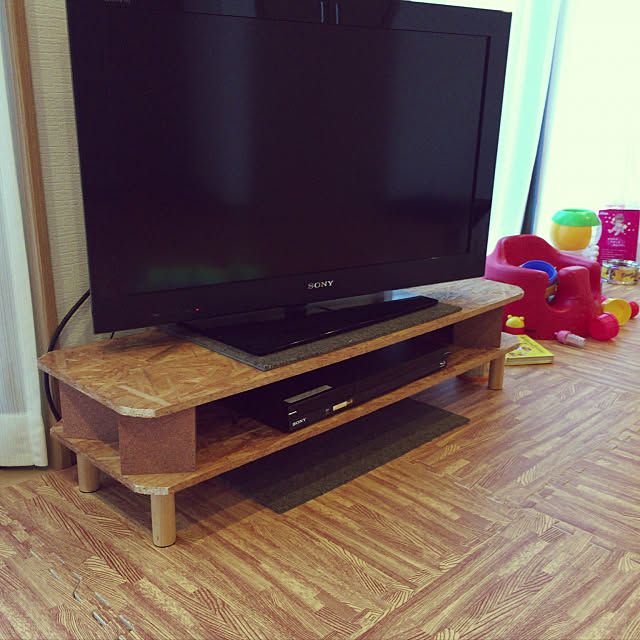 My Shelf,キッズ,テレビ台,OSB合板,DIY Takuの部屋
