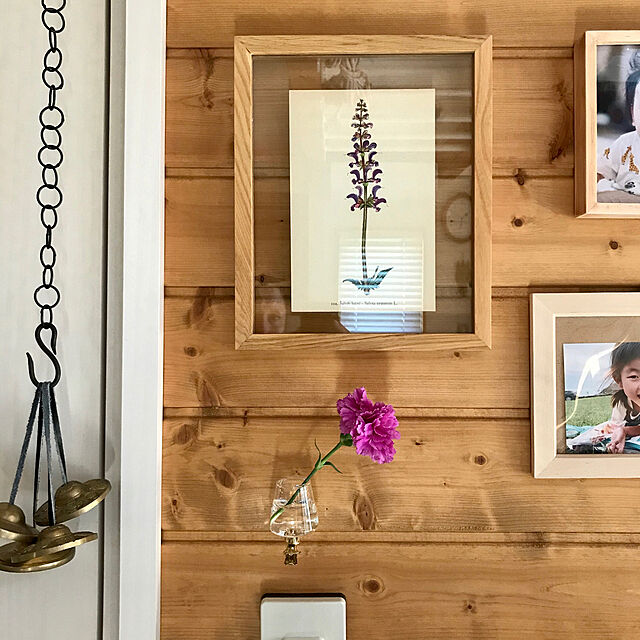 petal clip vase,ウォールデコレーション,カーネーション,花を飾る,On Walls inachanの部屋