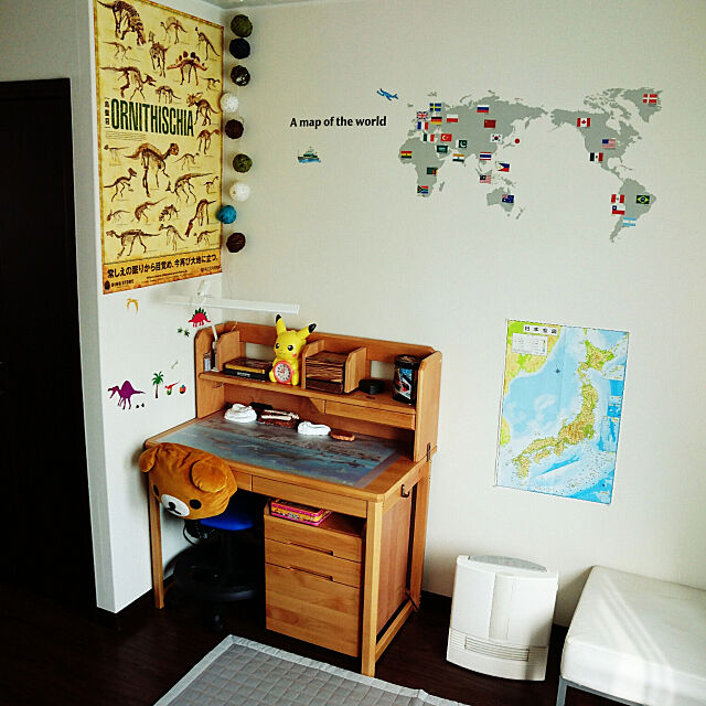 My Desk,ニトリ,学習机,メルシー,男の子の部屋,子供部屋 Mie-koの部屋