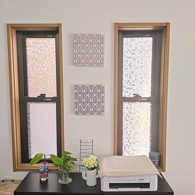 My Shelf,ダイソー,100均,セリア,フェイクグリーン,引っ越しました！,スタバのカップ再利用♡,観葉植物のある暮らし,見て頂きありがとうございます,築20年超えリフォーム yukunの部屋