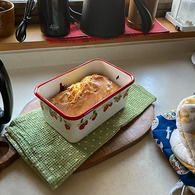 パウンドケーキ,富士ホーロー,キッチンクロス,いちごきっちん,見てくれてありがとうございます♥,季節を楽しむ暮らし,いいね！ありがとうございます♪,Kitchen Fuku222の部屋