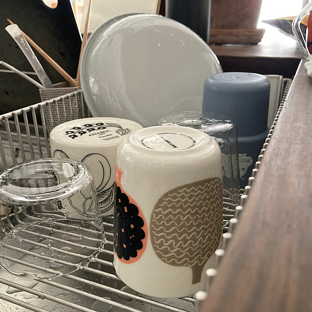 暮らしの道具,ラパーゼ水切りかご,水切りかご,食器洗い,北欧,北欧インテリア,暮らしを楽しむ,Kitchen,台所,KINTO,ボデガグラス,マリメッコ,ホーロー,interior cの部屋