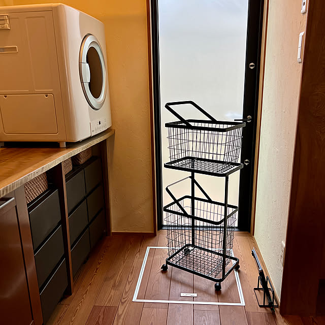 RoomClipショッピング,おうち見直しキャンペーン,乾太くん,造作カウンター,tower,山崎実業,サニタリールーム,ランドリーバスケット,心地よい暮らし,Bathroom,LIXIL TW Kikko.の部屋