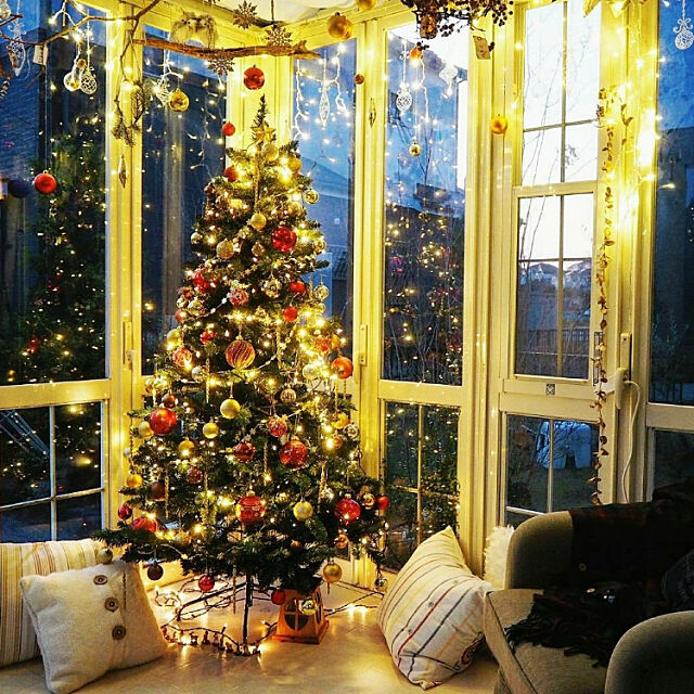クリスマス,ニトリ,クリスマスツリー,クリスマスディスプレイ,コストコ,サンルーム,冬支度,イケア,クリスマス,ライト,イルミネーション,Lounge asasaの部屋