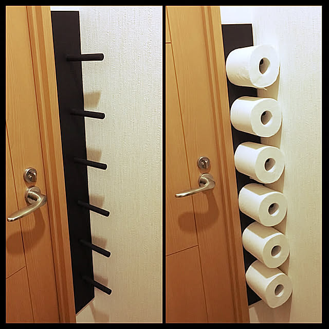 トイレ,トイレットペーパーホルダー DIY,トイレットペーパーホルダー,トイレインテリア,Bathroom ROCKの部屋
