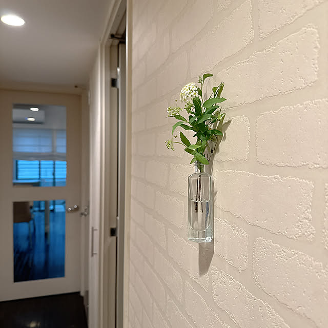 Entrance,一輪挿し,セリア,100均,花のある暮らし biroballonneの部屋