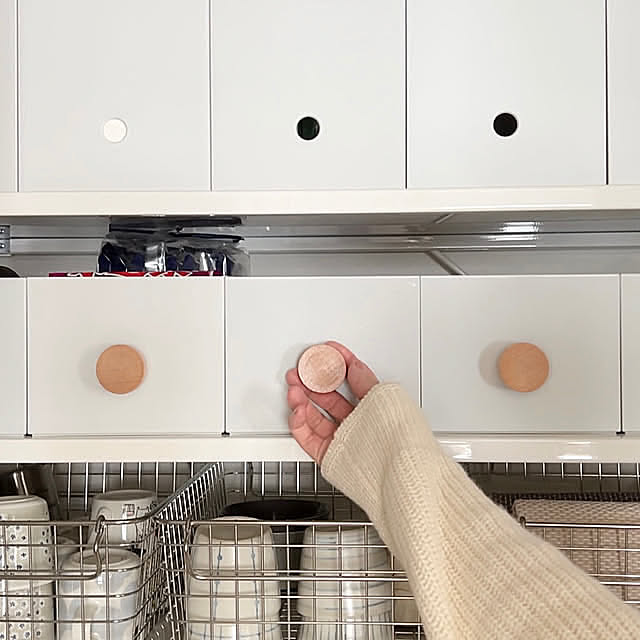 My Shelf,パントリー,ファイルボックス用つまみ,無印新商品,無印良品,ナチュラル,インテリア,北欧,北欧インテリア ma.home___の部屋