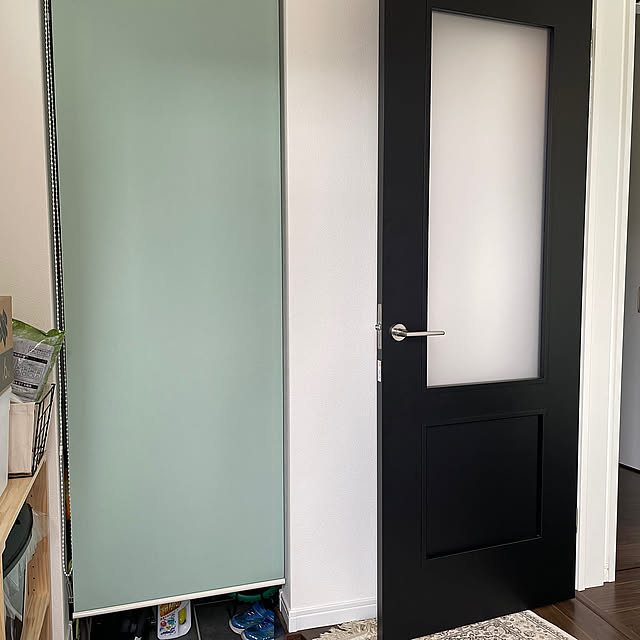 オーダーカーテン,目隠しカーテン,ロールカーテン,シューズクローク,建売住宅,マイホーム記録,お掃除しやすく,Entrance riryuの部屋