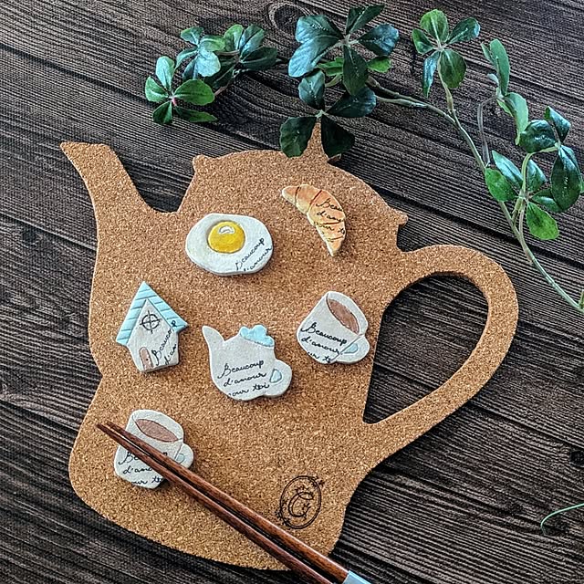 Kitchen,ハンドメイド,手作り,箸置き,おうちカフェ,キッチン雑貨,カトラリーレスト,オーブン粘土,オーブン陶芸,陶器 purpureの部屋