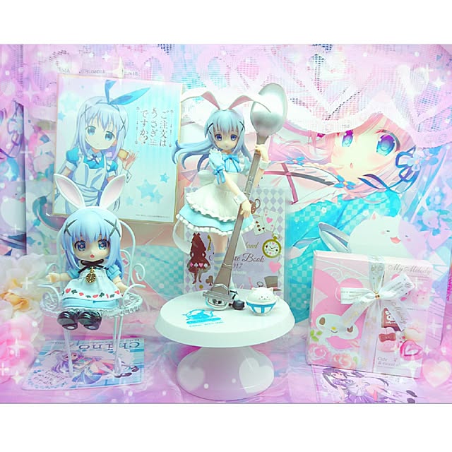 My Desk,オタク部屋,アニメ,ピンク,パステル,痛部屋,アリス,ゆめかわいい,フィギュア,ファンシー,フォロワーさん100人♡感謝,メルヘン,童話 piyoの部屋