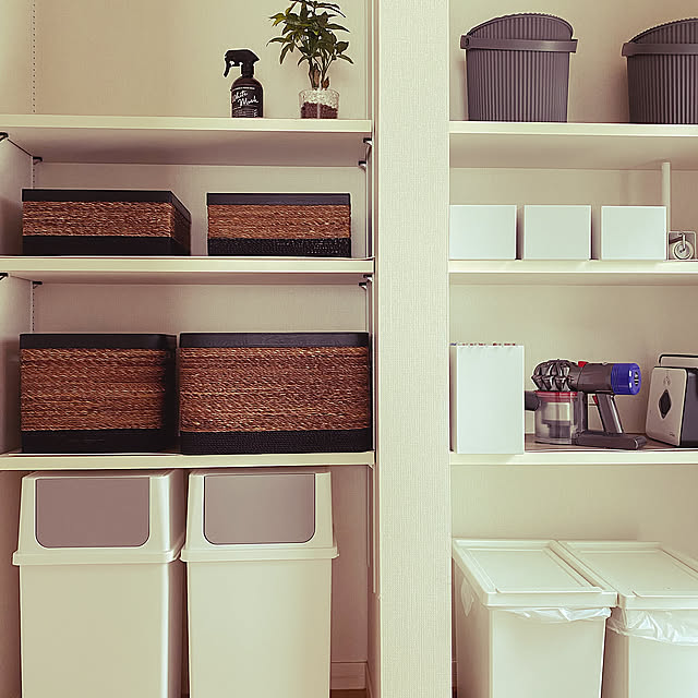 ニトリ,無印良品,ゴミ箱,IKEA,like-it,Francfranc,オムニウッティ,パントリー,掃除道具収納,子供のいる暮らし,こどもと暮らす,築11年,シンプル,整理整頓,片付けやすい,物を減らす,好きなものに囲まれて暮らす,物を増やさない,My Shelf fuuchanの部屋