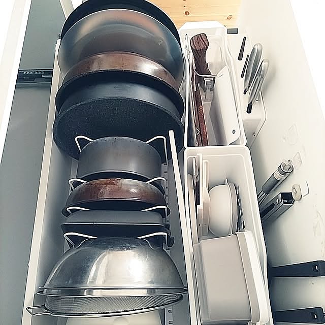 Kitchen,引き出し収納,シンク下収納,ニトリ,ニトリのシンク下収納 rieの部屋