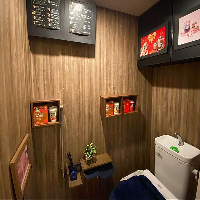 トイレ,DIY,一人暮らし,カフェ風,スタバ,Bathroom takkunの部屋