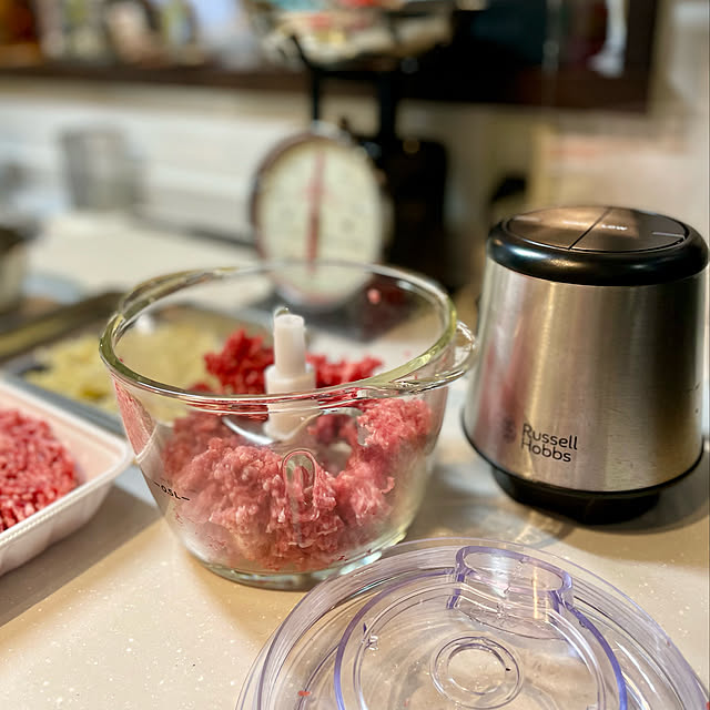 調理家電,お助けアイテム,4ブレードミニチョッパー,Russell Hobbs,キッチンアイテム,IG⇨yasuyo66,2人暮らし,Kitchen,RoomClipショッピング yasuyo66の部屋