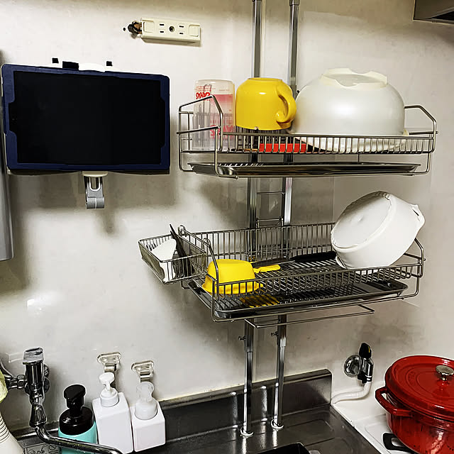 水切りラック,水切りかご,水切りカゴ,シンク周り,Kitchen 7の部屋