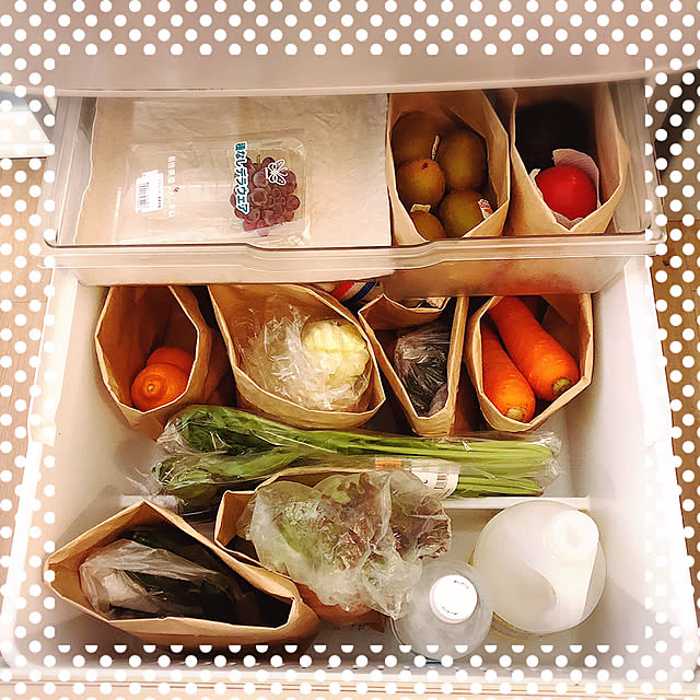 RCの皆さまに感謝♡,米袋,野菜室,冷蔵庫の中,団地,団地 賃貸,こどものいる暮らし,初心者です、勉強中。,イベント用,Kitchen b4Nの部屋
