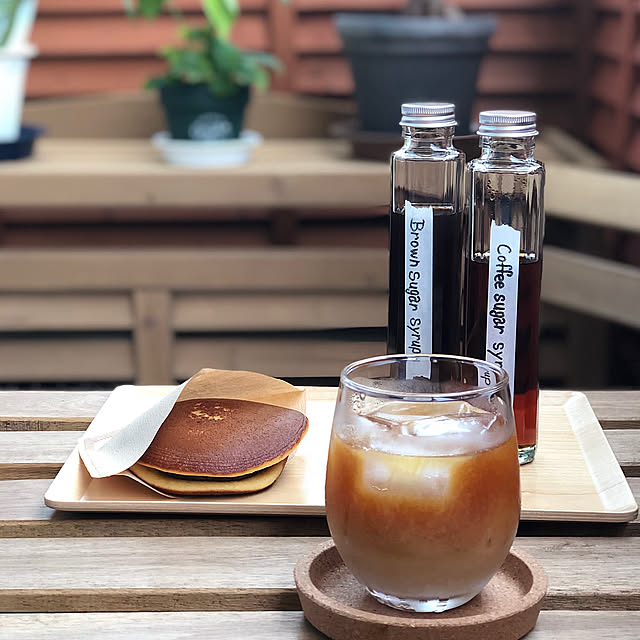 テラス席,ベランダカフェ,手作りシロップ,ソイラテ,珈琲,賃貸,ひとり暮らし,ちゃんとします。,カフェ風,1LDK,Entrance,おやつはどら焼き masaomiの部屋