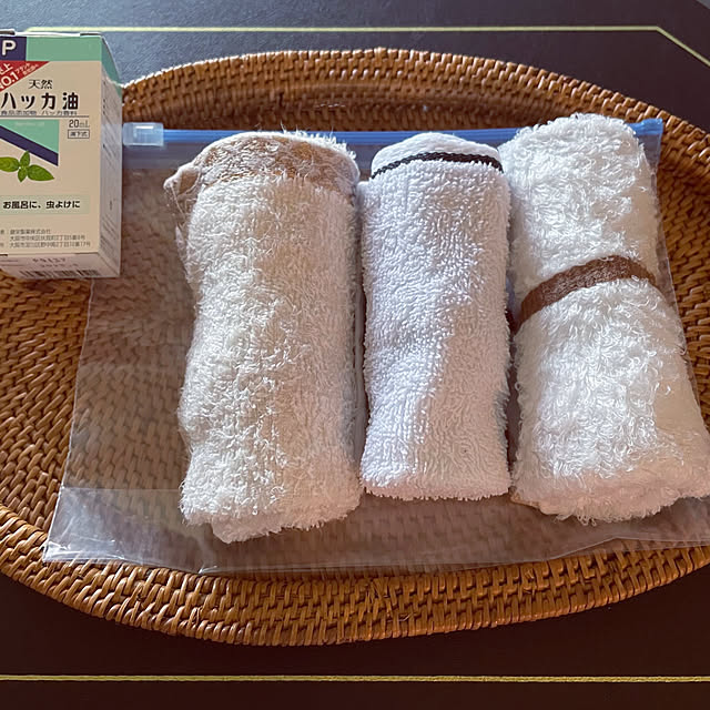Kitchen,氷冷おしぼり,ハッカ油,アタトレイ,おしぼり,冷たいおしぼり,citsuraeさんありがとうございます,定番アイテム aureaの部屋
