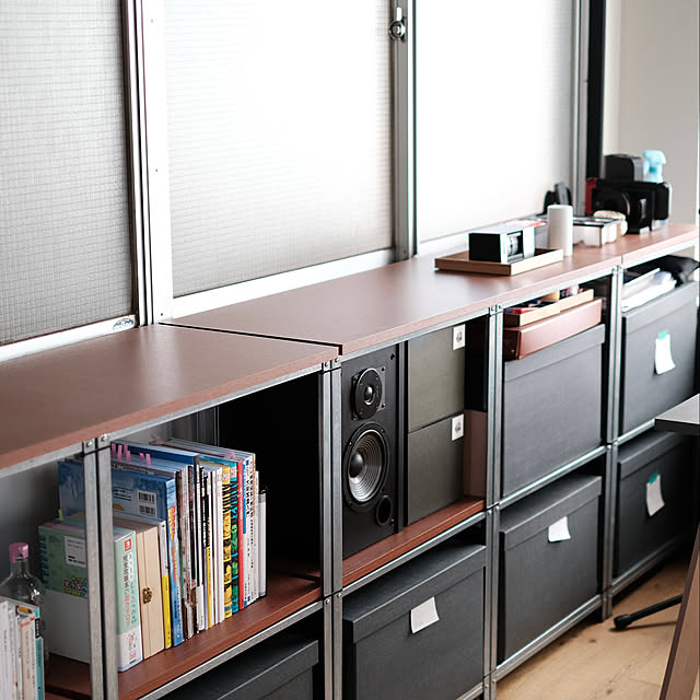 収納,リメイク,本棚,JBL,スピーカー,DIY,IKEA,My Shelf SHIRASUSALADの部屋