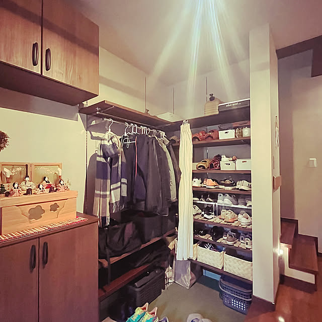 Entrance,靴収納棚,スポーツ用品収納,学校用品収納,生活感,使い勝手 sa-koの部屋