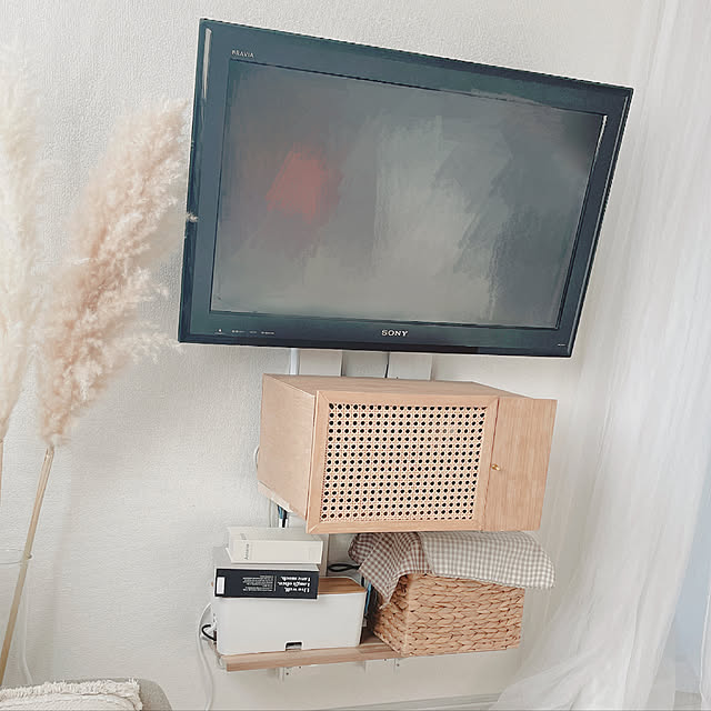 配線隠し,そうじしやすく,こどものいる暮らし,手作り,スタンドバー,TV壁掛けDIY,家事時短,建売住宅,DIY,Lounge nononokoの部屋