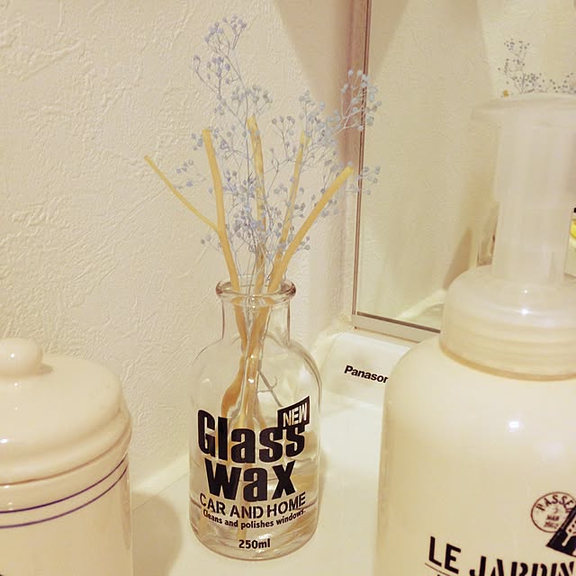 Bathroom,100均,セリア,ドライフラワー,芳香剤 Inoruの部屋