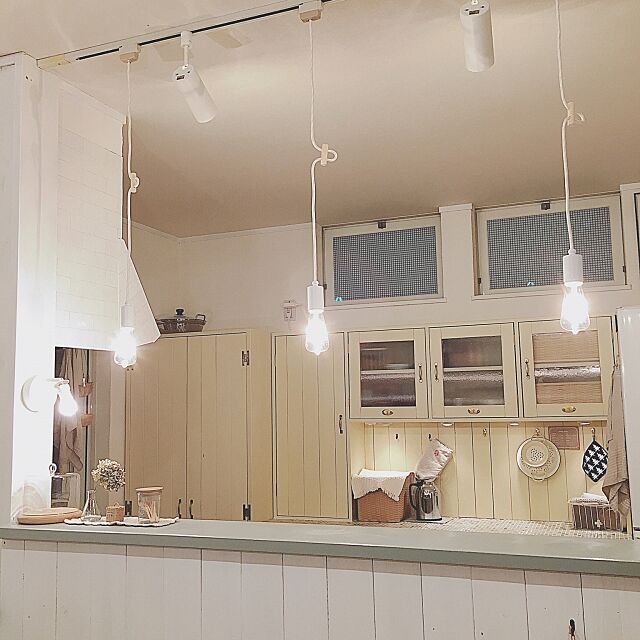 Kitchen,無印良品 照明,カフェ風,RC九州支部,後藤照明 olivierの部屋