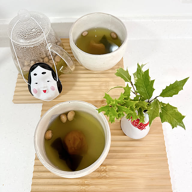 Kitchen,歳の数の豆なんて食べれません,健康が大切,健康が1番,パパと頂きました♡,無病息災を願って,無病息災,福茶,節分,感謝です♡,感謝でいっぱい♡ miyuの部屋