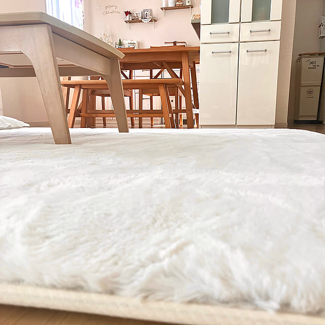 Lounge,ラグ,買ってよかったもの,ナチュラルインテリア,賃貸インテリア,フレンチカントリー,ニトリ,冬支度,冬 Shionの部屋