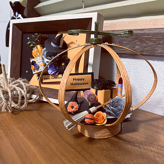 My Shelf,ハンドメイド,ハロウィン,minne,クラフトバンド,ペーパークイリング m0917mの部屋